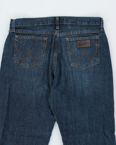 Vintage Wrangler Relaxed Fit Dark Wash Jeans - W34 L31