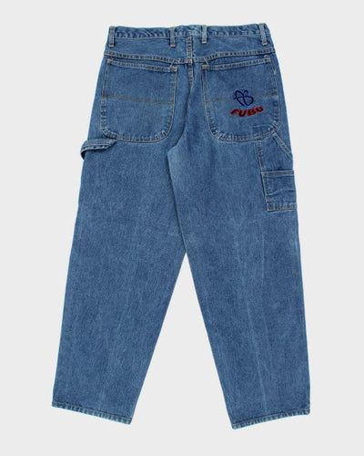 Vintage FUBU Baggy Carpenter Style Denim Jeans - W36 L31