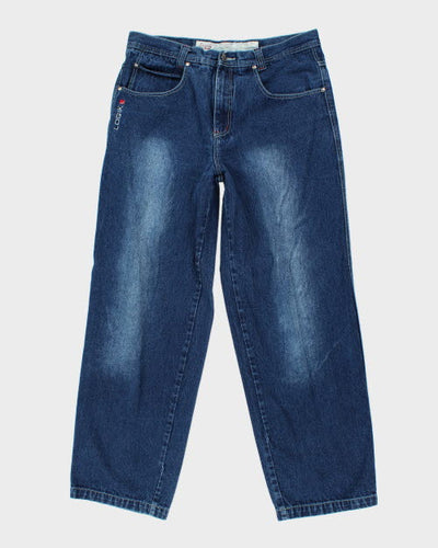Vintage 90's Logik Baggy Fit Dark Wash Jeans - W34 L31