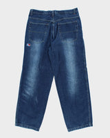Vintage 90's Logik Baggy Fit Dark Wash Jeans - W34 L31