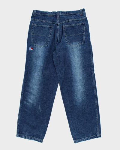Vintage 90's Logik Baggy Fit Dark Wash Jeans - W34 L31