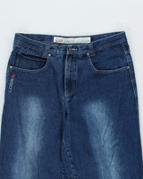 Vintage 90's Logik Baggy Fit Dark Wash Jeans - W34 L31