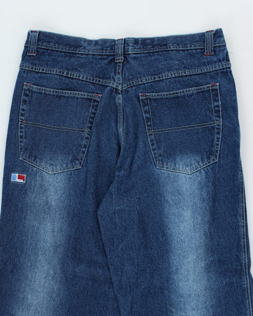 Vintage 90's Logik Baggy Fit Dark Wash Jeans - W34 L31