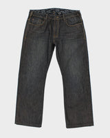 Vintage Y2K Buffalo Wide Leg Dark Wash Jeans - W36 L29