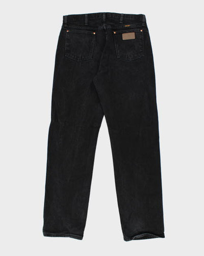 Vintage Wrangler Relaxed Fit Black Wash Jeans - W34 L33