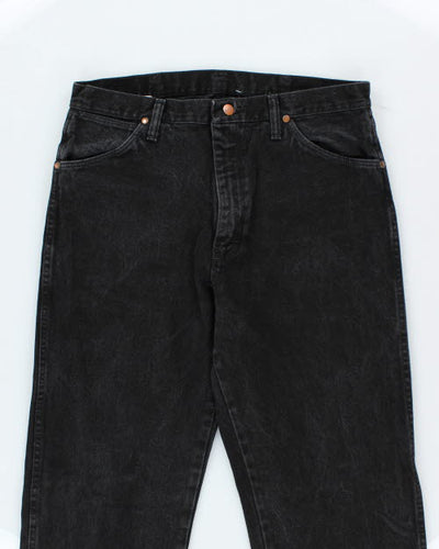 Vintage Wrangler Relaxed Fit Black Wash Jeans - W34 L33