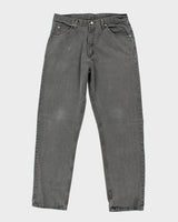 Vintage Wrangler Light Grey Wash Wash Jeans - W34 L32