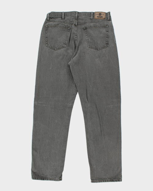 Vintage Wrangler Light Grey Wash Wash Jeans - W34 L32