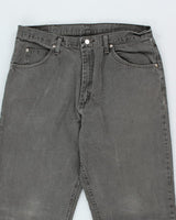 Vintage Wrangler Light Grey Wash Wash Jeans - W34 L32
