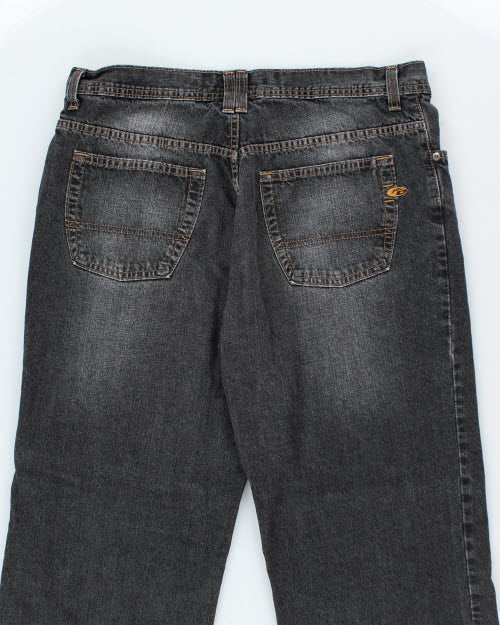 Vintage Point Zero Baggy Dark Wash Denim Jeans - W34 L32