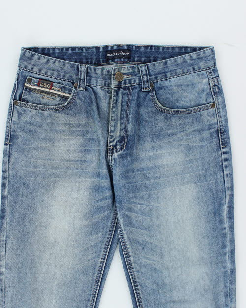 Vintage Y2K Dolce & Gabbana Light Wash Denim Jeans - W32 L31
