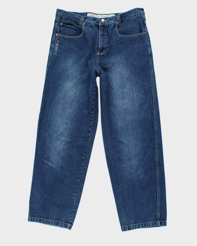 Vintage 2000's Baggy Logik Dark Wash Denim Jeans - W34 L32