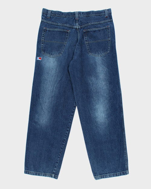 Vintage 2000's Baggy Logik Dark Wash Denim Jeans - W34 L32