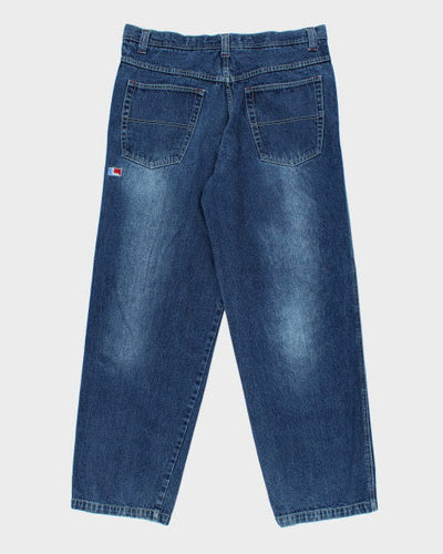 Vintage 2000's Baggy Logik Dark Wash Denim Jeans - W34 L32