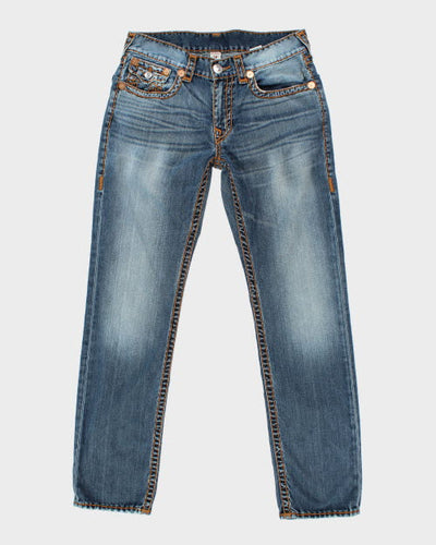 Vintage Y2K True Religion Relaxed Fit Medium Wash Jeans - W33 L32