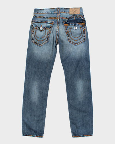 Vintage Y2K True Religion Relaxed Fit Medium Wash Jeans - W33 L32