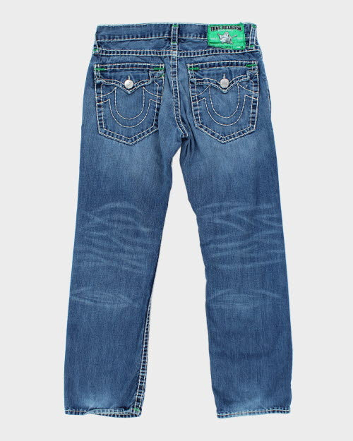 Vintage 2000's True Religion Relaxed Fit Medium Wash Jeans - W34 L31