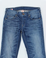 Vintage 2000's True Religion Straight Fit Medium Wash Jeans - W33 L29