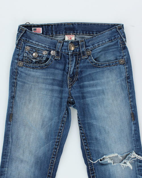 Vintage 2000's True Religion Straight Fit Dark Wash Jeans - W30 L29
