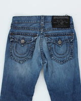 Vintage 2000's True Religion Straight Fit Dark Wash Jeans - W30 L29
