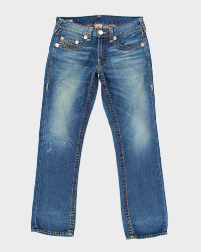 Vintage 2000's True Religion Straight Fit Dark Wash Jeans - W30 L29