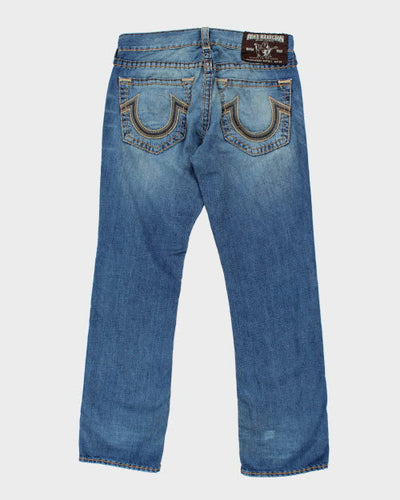 Vintage 2000's True Religion Straight Fit Dark Wash Jeans - W30 L29