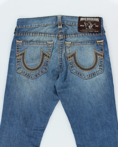 Vintage 2000's True Religion Straight Fit Dark Wash Jeans - W30 L29