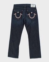 Vintage Y2K True Religion Straight Fit Dark Wash Jeans - W38 L32