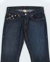 Vintage Y2K True Religion Straight Fit Dark Wash Jeans - W38 L32