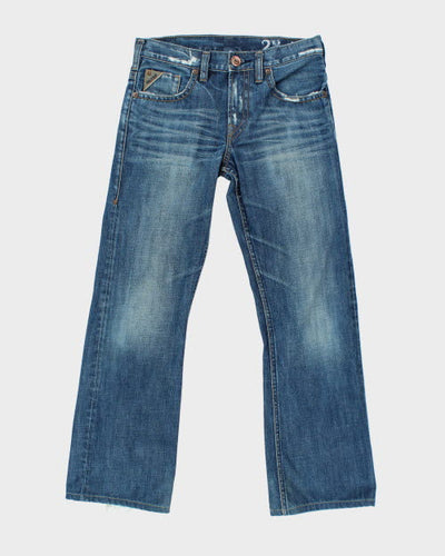 Vintage Y2K Silver Gothic Styles Bootcut Jeans - W30 L28