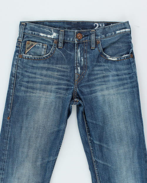 Vintage Y2K Silver Gothic Styles Bootcut Jeans - W30 L28