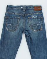 Vintage Y2K Silver Gothic Styles Bootcut Jeans - W30 L28