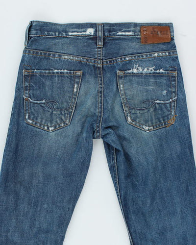 Vintage Y2K Silver Gothic Styles Bootcut Jeans - W30 L28