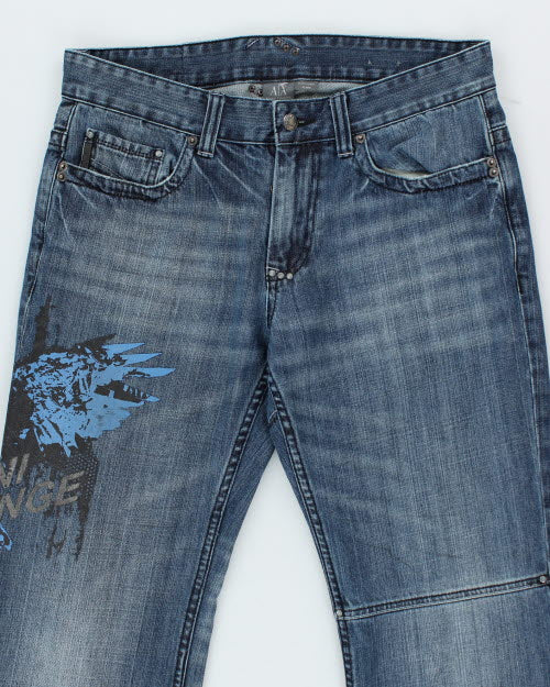 Vintage 2000's Armani Exchange Medium Wash Jeans - W32 L29 – Rokit