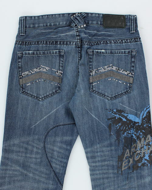 Vintage 2000's Armani Exchange Medium Wash Jeans - W32 L29 – Rokit
