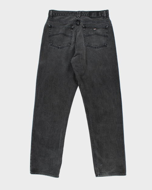 Vintage 2000's Armani Exchange Grey Stone Wash Jeans - W30 L32