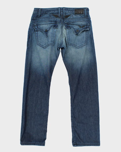 Vintage 2000's Robin's Jean Dark Wash Straight Leg Jean - W33 L30