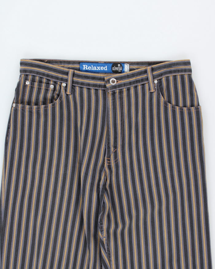 Vintage Levi's Silver Tab Stripe Jeans - W34 L34