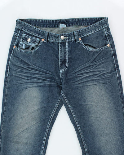 Vintage Y2K True Religion Relaxed Fit Medium Wash Jeans - W34 L32