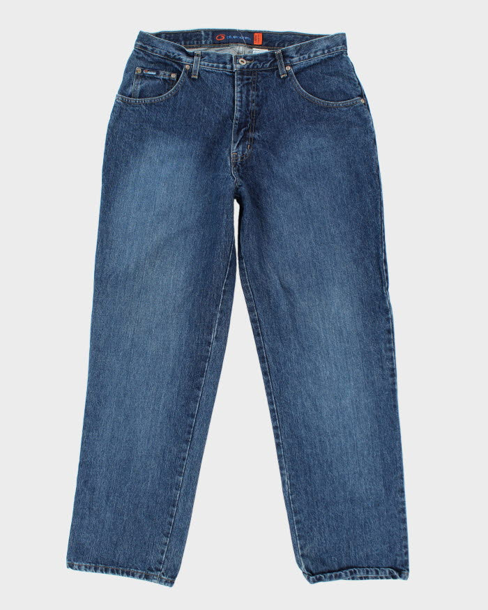 Vintage Y2K Baggy Fit Medium Wash Jeans - W34 L30
