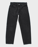 Vintage 90's Levi's 501 Black Dark Wash Jeans - W28 L28