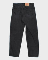 Vintage 90's Levi's 501 Black Dark Wash Jeans - W28 L28