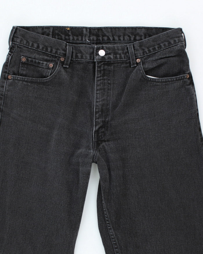 Vintage 90's Levi's 501 Black Dark Wash Jeans - W28 L28