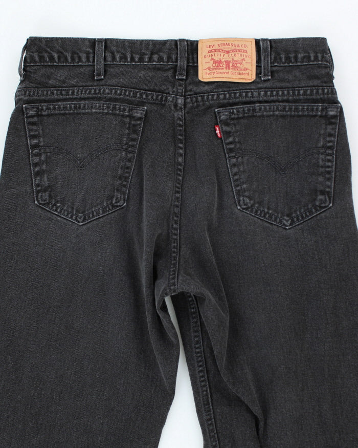 Vintage 90's Levi's 501 Black Dark Wash Jeans - W28 L28