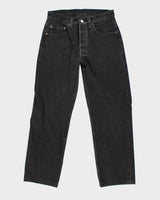 Vintage 90's Levi's 501 Black Dark Wash Jeans - W32 L30