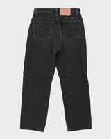 Vintage 90's Levi's 501 Black Dark Wash Jeans - W32 L30
