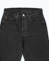 Vintage 90's Levi's 501 Black Dark Wash Jeans - W32 L30