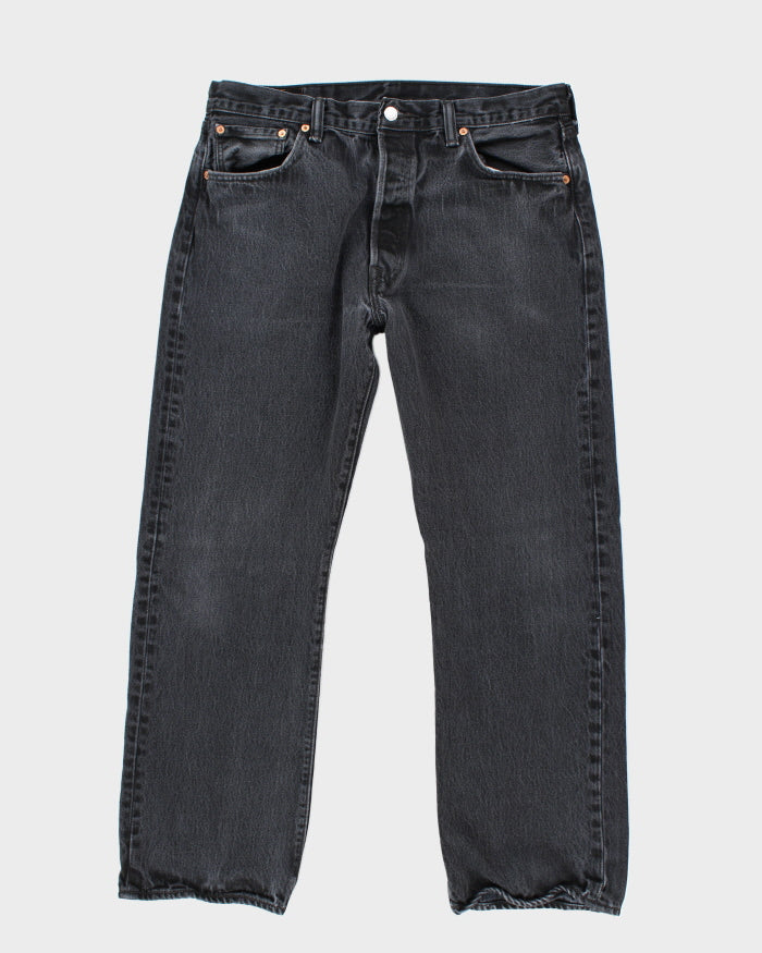 Vintage 90's Levi's 501 Black Dark Wash Jeans - W32 L27