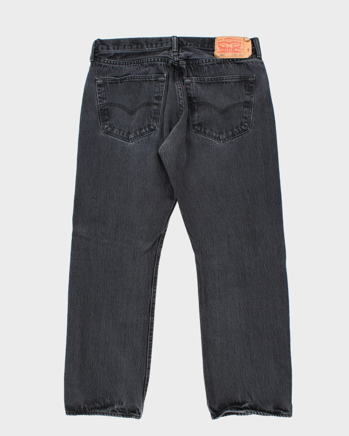 Vintage 90's Levi's 501 Black Dark Wash Jeans - W32 L27