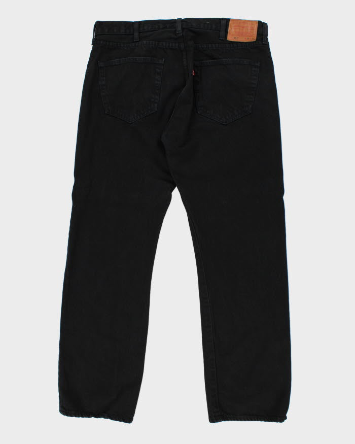Vintage 90's Levi's 501 Black Dark Wash Jeans - W36 L32